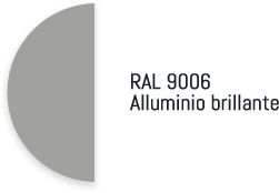RAL 9006 Alluminio brillante